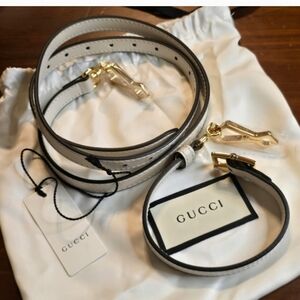 Gucci Off White Crossbody Replacement Strap NWT